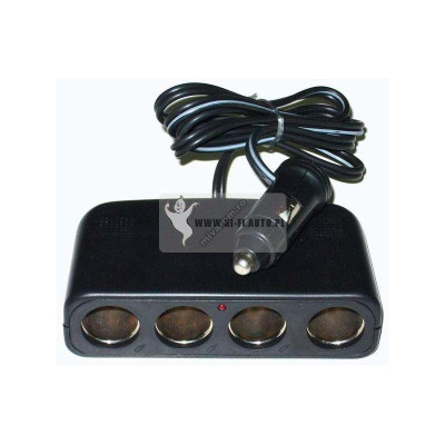 Car cigarette lighter adapter x4